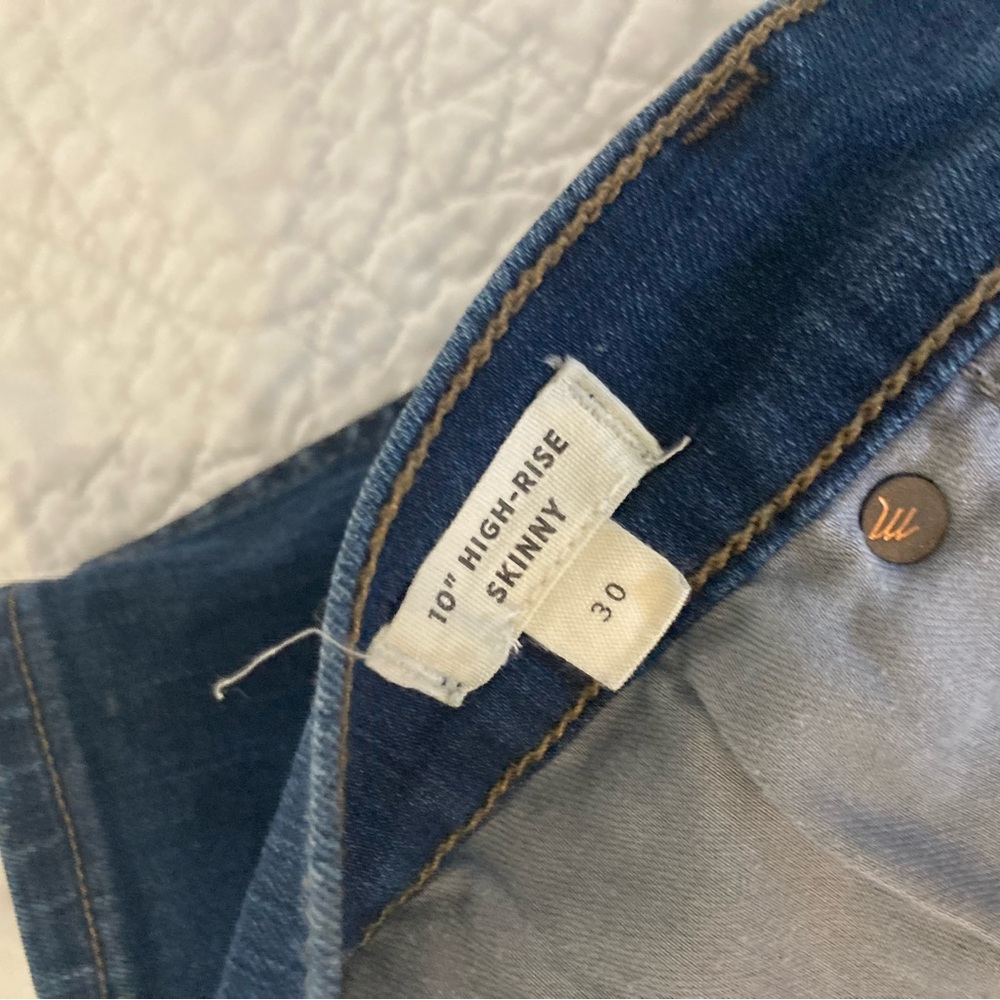 Madewell High Rise 10” Skinny Jeans-SHIPS FREE - Picture 8 of 9